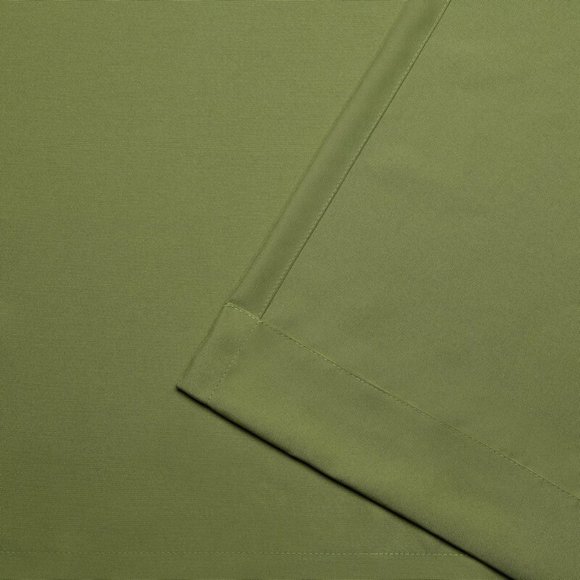Denton Indoor Outdoor Curtain Panels Pair of 2 Kiwi Green 54 in x 120 in NEW NIP - Picture 11 of 12